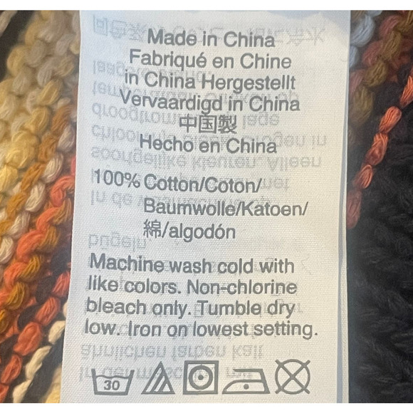 MadewellArden V-Neck Crop Pullover Sweater in Stripe - Picture 13 of 16